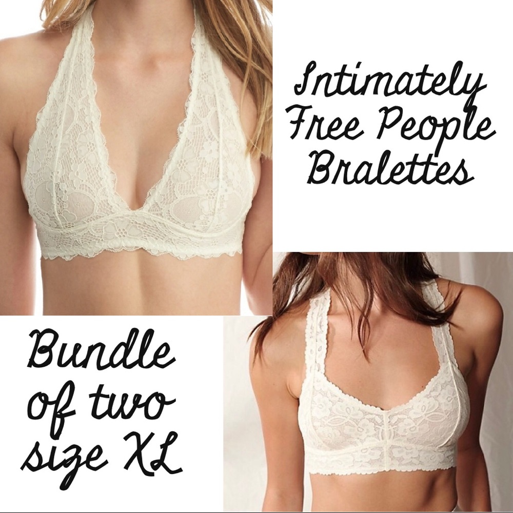 Bundle of Two Intimately Free People Bralettes